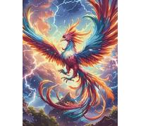 Fénix con alas ardientes Puzzles 300 Piezas Juguete Educativo 3D Animal Salvaje Mascota Cute Rompecabezas Familiar para Toda La Familia Entretenimiento Creativo Decorativo 300 PCS