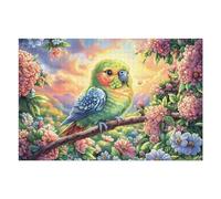 Fénix con Plumas Coloridas Rompecabezas 1000 Piezas Cartón Grueso para Coleccionistas Regalo Escarcha e Interior Eventos Team Building Relajación Mental Ocio En Casa Reyes 1000 PCS