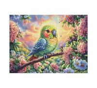 Fénix con Plumas Coloridas Rompecabezas 500 Piezas Cartón Grueso para Coleccionistas Regalo Escarcha e Interior Eventos Team Building Relajación Mental Ocio En Casa Reyes 500 PCS