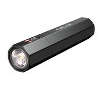 fenix E-CP - Linterna de banco de energía recargable multiusos negra, 1600 lúmenes, 222 m, 504 horas máximo, interruptor de botón lateral único, 5000 mAh, salida USB-A y USB-C, IP68
