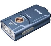 FENIX E03R v2.0 azul, linterna ligera recargable | 500 lúmenes | 90 m | 30 horas máximo | Modo de luz roja | Carga USB-C | IP66