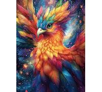 Fénix Entre Llamas Puzzle 300 Piezas Estera Portátil Antideslizante Mitos fantásticos Rompecabezas Familiar para Hombres Y Mujeres Aliviar Estrés Decoración Hogar 300 PCS