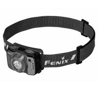 Fenix HL12R V2.0 - Linterna frontal recargable gris para exteriores | 500 lúmenes | 125 m | 112 horas máximo | Foco blanco de 500 lúmenes con haz rojo secundario de 1 lumen | IP66