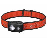 Fenix HL16 - Linterna frontal multiusos ligera negra | 450 lúmenes | 104 m | 100 horas máx. | Alimentado por AAA | Modo de luz roja | Función SOS | IP66