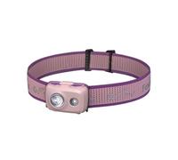 fenix HL16 - Linterna frontal multiusos ligera rosa | 450 lúmenes | 104 m | 100 horas máx. | Alimentado por AAA | Modo de luz roja | Función SOS | IP66