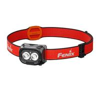 FENIX HL18R-T V2.0 - Linterna frontal recargable negra para trail running/exteriores, 800 lúmenes, 125 m, 160 horas máximo, haz primario dual, blanco frío y cálido, haz rojo de 5 lúmenes, diadema