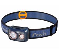fenix HL32R-T - Linterna frontal deportiva para correr al aire libre, color azul, ligera, 800 lúmenes, 132 m, 150 horas máximo, punto blanco y LED de inundación blanco neutro, sistema de diadema