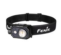 FENIX HL45R - Faro de enfoque recargable para exteriores/trabajo/multiusos, 1000 lúmenes, 220 m, 124 horas máximo, haz principal de enfoque blanco, compatible con haz rojo, control giratorio, IP66