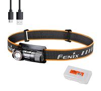 Fenix HM50R v2.0 - Linterna frontal recargable USB-C de 700 lúmenes, ligera con luz blanca/roja, con organizador Lumentac