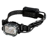 FENIX HP35R SAR, linterna frontal recargable ultra potente | 4000 lúmenes | 450 m | 500 horas máximo | Diadema de goma de alta fricción para uso en casco | Batería de 10,000 mAh | Luz trasera roja de