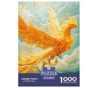 Fénix Puzzle 1000 Piezas para Adultos Animales Rompecabeza Clásicos Juguetes Desafiantes Juego De Manos DecoracióN 52x38cm/1000pcs