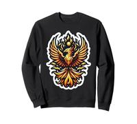 Fénix que se levanta de las cenizas pájaro de fuego superando las dificultades Sudadera