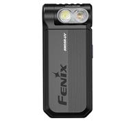 FENIX SW05R-UV - Linterna de inspección y seguridad recargable negra | 150 lúmenes | 39 m | 49 horas máx. | Luz blanca de 3 niveles | Luz UV de 1500 mW | Cabezal giratorio de 200 grados | IPX6