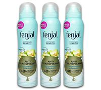 Fenjal Antitranspirant Classic - Desodorante en spray (3 unidades, 150 ml, 3 unidades)