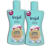 Fenjal - Crema de ducha intensiva con aceite de aguacate y manteca de karité, 2 unidades de 200 ml