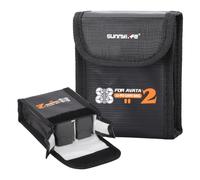 Fenmaru Bolsa de Almacenamiento a Prueba de explosiones Compatible con la batería dji Avata 2,Estuche de Transporte Organizador de Seguridad para baterías,Bolsa Protectora ignífuga (2 baterías)