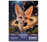 Fennec Fox 1000 Piezas Rompecabezas Juego EduGatoivo Clásico Puzzle Regalo para La Relajación para Adultos Y Niños 70x50cm/1000pcs