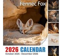 Fennec Fox Calendar 2026: Tiny ears and desert wonders captured in warm tones