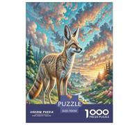Fennec Fox Puzzle Imposible,desafío for Adults Juego EduGatoivo 1000 Piezas Obra De Arte De Juego De para Adultos Y Niños 70x50cm/1000pcs