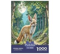 Fennec Fox Puzzle Imposible,desafío for Adults Juego EduGatoivo 1000 Piezas Obra De Arte De Juego De para Adultos Y Niños A Partir De 12 Años 38x26cm/1000pcs