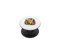 Fennec Fox se asoma con una Sonrisa traviesa PopSockets PopGrip Adhesivo