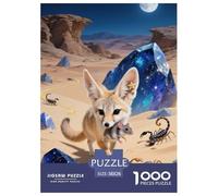 Fennec Pelo Corto europeoJigsaw Puzzles for Adults 1000 Piece Age 12+ for Adults Challenging & Brainteasing Beautiful Decoration Birthday Gifts38x26cm/1000pcs