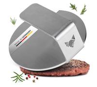 FENNEK Burger Smasher I Prensa para hamburguesas de acero inoxidable pulido de alta calidad, herramienta para cocina, jardín, restaurantes, camping y mucho más.