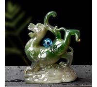 FENNYYAR Bandeja de té de resina que cambia de color, 11,5 cm / 4.4in, decoración del hogar
