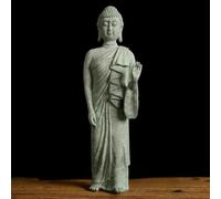 FENNYYAR Estatua de Buda para el hogar, espíritu zen, budismo, 18 cm, escultura de mesa para sala de estar
