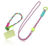 FENQURO 2 Pcs Cuerda Para Movil Universales, Cadena con Hebilla Cuerda para Movil, Colgante Movil, Colgante Movil Cuello con Lengüetas de Sujeción, Compatible con Casi Todos Los Modelos de Teléfono