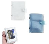 FENQURO 2 Pcs mini álbumes de fotos con una sola mano para cámara Fujifilm Instax Mini 12 11 9, Polaroid Snap, Z2300, cámaras instantáneas SocialMatic e impresora instantánea Zip (36 bolsillos)