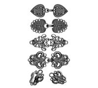 FENQURO 4 PCS broches para ropa mujer, Vintage Jersey Bufanda Clips Retro Remolino Cárdigan Capa Pin Antiguo Capa Clips Celta Suéter Cierre Vestido Camisa Broche Broche para Mujeres Niñas