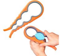 FENQURO Abrelatas Profesional Manual, 1 piezas Abridor de Tarros, Latas, Botellas 5 en 1 Multifunción abrelatas, abre botes tarros para Ancianos y Manos Débiles y Sufridores de Artritis