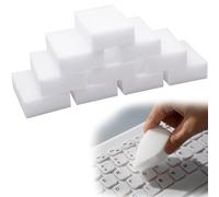 FENQURO Esponja de borrar Suciedad 10 pcs, borrador magico, esponja magica Esponja de borrar para Paredes Blancas, Zapatos y Suelos, Esponja mágica Resistente para Todo Tipo de Manchas