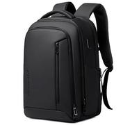 Fenree.geer Mochila de negocios para hombres, puerto USB - mochila de trabajo-mochila Travelite expandible 26L-36L para mochila de viaje-mochila para portátil de 17 pulgadas-1800D impermeable