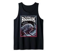 Fenrir El aullido de Ragnarok Mito nórdico Leyenda vikinga Lobo Camiseta sin Mangas