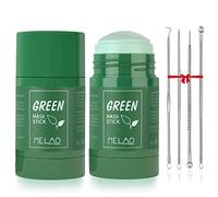 Fenshine 2 Pack Mascarilla de Arcilla Purificante de Té Verde, Mascarilla Limpiadora de Té Verde para Puntos Negros, Hidrata el Rostro, Controla la Grasa, Limpia Profundamente los Poros para Todo Tipo