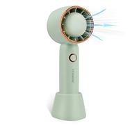 fenshine Mini ventilador portátil recargable por USB, ventilador secador de pestañas para extensiones de pestañas, ventilador de mano sin ruido, suministros esenciales para extensión de