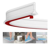 Fentar Barrera de Agua Para Ducha, 2m Goma Mampara Ducha Flexible Contra el Moho, Vierteaguas Mampara, Perfil Silicona Ducha, Baño Fregadero Suelo Bañera