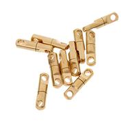 Fenteer 10 Piezas Giratorio Pesca Conector Línea Rodamiento Bola Eslabón Cilíndrico Resistente con Alta Fuerza Adecuado para Pescadores Expertos Uso en, 4 mm