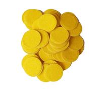 Fenteer 100 Piezas Discos de Lijado Almohadillas Redondas de Papel de Lija Reemplazo para Lima de Pies Set de Pedicura Limpieza Suave Y Precisa Adecuado para, Grueso