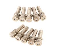 Fenteer 10x Boquilla de Niebla de Agua de Baja Presión Rociador de Nebulización Rociador con Conexión Rápida de 6 Mm 1/4 Pulgadas 0.2 Mm