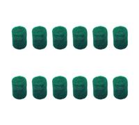 Fenteer 12 Piezas Almohadillas de Fieltro para Saxofón Herramientas de Reparación Y Suministros Musicales de Fácil Instalación para Un Reemplazo Rápido, Verde