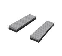 Fenteer 2 Alfombrillas para máquina de Coser, protección para el Suelo, a Prueba de Golpes, 65 x 15 cm, insonorizadas, antiarañazos, de Alta, Negro Gris 2.5cm