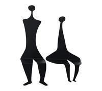Fenteer 2 Piezas de decoración para estantería, Escultura, Figura, artesanía, Coleccionable, Regalo Moderno, Estatua, Mueble, Mesa de Centro, Dormitorio,