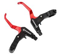 Fenteer 2 Piezas Manetas de Freno Palancas de Bicicleta de Aluminio Repuestos para Freno de Disco Y Adecuadas para Bicicletas Infantiles Montaña Carre, Rojo