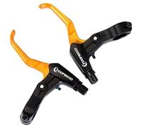 Fenteer 2 Piezas Manetas de Freno Palancas de Bicicleta de Aluminio Repuestos para Freno de Disco Y Adecuadas para Bicicletas Infantiles Montaña Carre, Oro