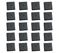 Fenteer 20 peanas cuadradas para Juegos de, para Pintar Figuras, de 2,5 x 2,5 cm, para miniaturas.