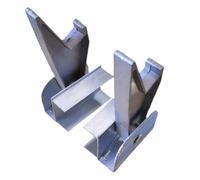 Fenteer 2x Bloqueos de peldaños de extensión Piezas de escalera de extensión Estabilizador Fácil instalación Herrajes resistentes de primera calidad Reemplazo, Todas Las Cerraduras de Aluminio