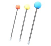 Fenteer 3 Piezas Baqueta de Fricción para Gong Instrumento de Percusión Mallete Accesorio Hecho de EVA Adecuado para Meditación Regalo Y Bienestar, 3 Piezas